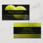 Tennis Coach | Übungsstunden Visitenkarte (Vorne/Hinten)