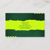 Tennis Coach Visitenkarte (Rückseite)