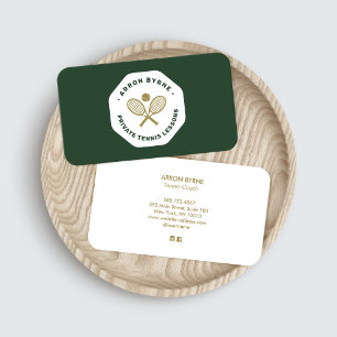 Tennis Coach Visitenkarte