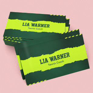 Tennis Coach Visitenkarte