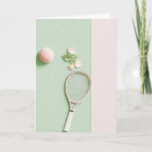 Tennis Collage Birthday Karte (Vorderseite)