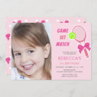 Tennis Coquette Pink Bow Foto Girl del Malcantone