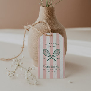 Tennis Country Club Bachelorette Gefallen Geschenkanhänger