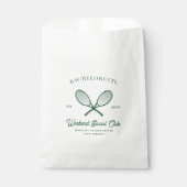 Tennis Country Club | Bachelorette Geschenktütchen (Vorderseite)