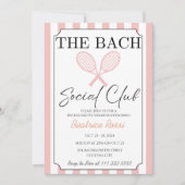 Tennis Country Club Bacheloretto Einladung (Vorderseite)