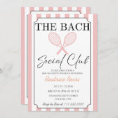 Tennis Country Club Bacheloretto Einladung (Vorne/Hinten)