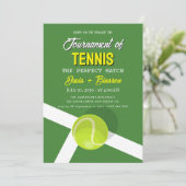 Tennis Country Club Einladung (Stehend Vorderseite)