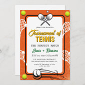 Tennis Country Club Einladung (Vorne/Hinten)