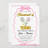 Tennis Country Club Einladung (Vorne/Hinten)