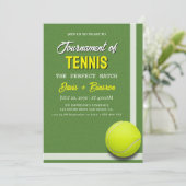 Tennis Country Club Einladung (Stehend Vorderseite)