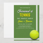 Tennis Country Club Einladung (Vorne/Hinten)