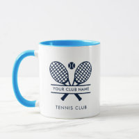 Tennis Country Club Name Navy Blau Motiv individue