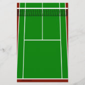 Tennis Court Layout Graphic Flyer (Hinten)