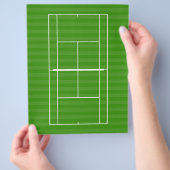 TENNIS COURT LINE MARKING Flyer (Hand)