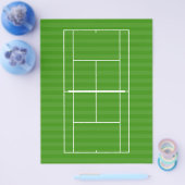 TENNIS COURT LINE MARKING Flyer (Einzeln)