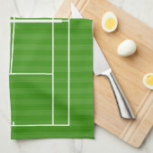 TENNIS COURT LINE MARKING GESCHIRRTUCH (Viertel Falte)