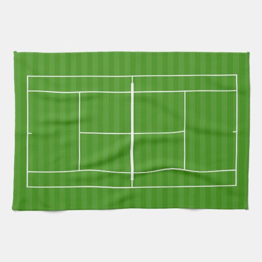 TENNIS COURT LINE MARKING GESCHIRRTUCH (Horizontal)
