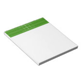 TENNIS COURT LINE MARKING Notepad Notizblock (angewinkelt)