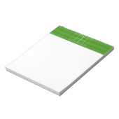 TENNIS COURT LINE MARKING Notepad Notizblock (Rotiert)