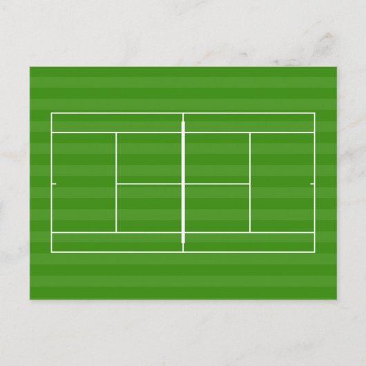 TENNIS COURT LINE MARKING POSTKARTE (Vorderseite)