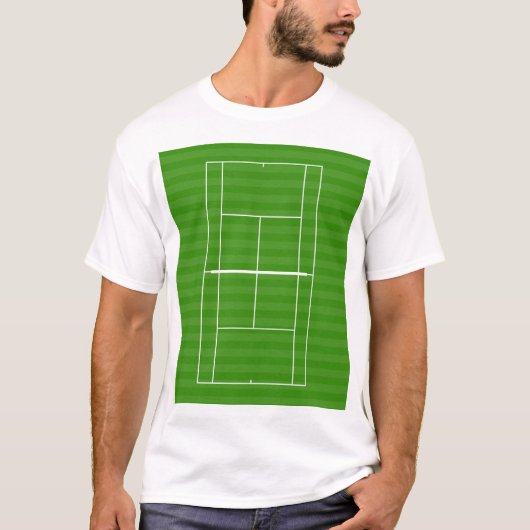 TENNIS COURT LINE MARKING T - Shirt (Vorderseite)