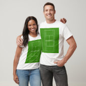 TENNIS COURT LINE MARKING T - Shirt (Unisex)