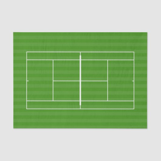 TENNIS COURT LINE MARKING Tissue Seidenpapier (Vorderseite)