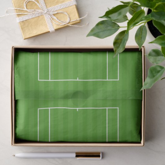 TENNIS COURT LINE MARKING Tissue Seidenpapier (Geschenk)