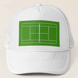 TENNIS COURT LINE MARKING TRUCKER HAT TRUCKERKAPPE