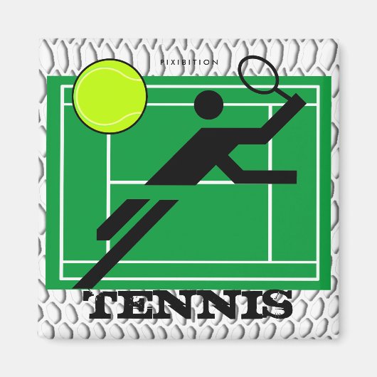 Tennis Court Magnet (Vorne)