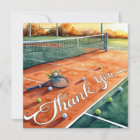 Tennis Court mit Dankeschön Platz auf dem Platz