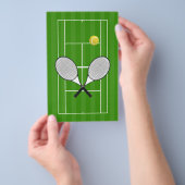 Tennis Court & Tennis Ball Flyer (Handgriff)