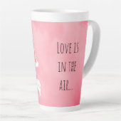 Tennis Cupid Latte Tasse (Rechte Ecke)
