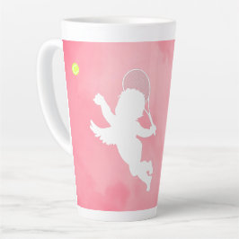 Tennis Cupid Latte Tasse