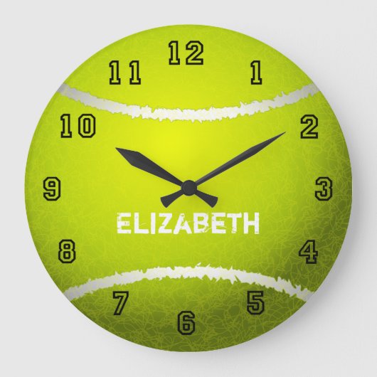 Tennis Custom Ball Uhr (Vorderseite)