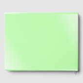 Tennis Custom Green Gästebuch (Rückseite)