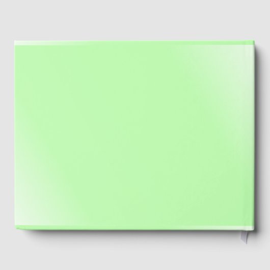 Tennis Custom Green Gästebuch (Rückseite)