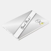 Tennis Custom Silver Gästebuch (Ecke)