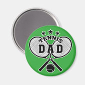 Tennis dad magnet (Vorderseite/Rückseite)