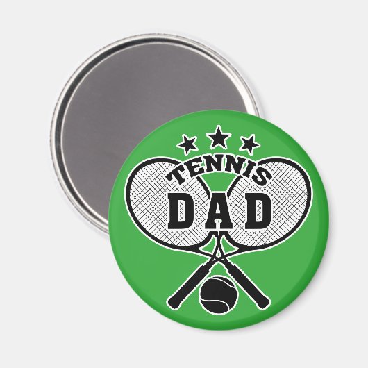 Tennis dad magnet (Vorderseite/Rückseite)