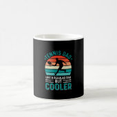 Tennis Dad Retro Sunset Kaffeetasse (Mittel)