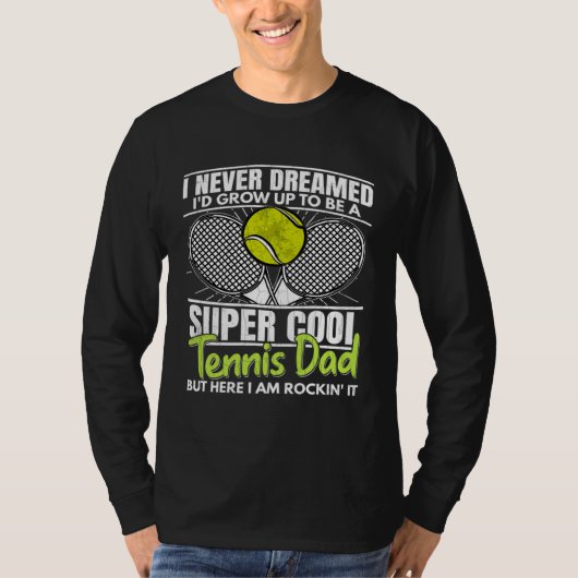 Tennis Dad  Sports Player Expert Coach Graphic  1 T-Shirt (Vorderseite)