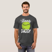 Tennis Daddy Men Family Set Tennis Ball T-Shirt (Vorne ganz)