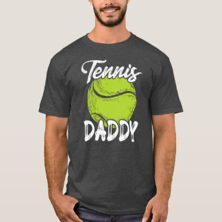 Tennis Daddy Men Family Set Tennis Ball T-Shirt