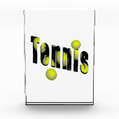 Tennis Das Spiel Fotoblock (Vorderseite)