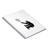 Tennis, das Trägheit - Trägheit mit Notizblock (Rechte Seite)