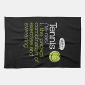 Tennis Definition Geschirrtuch (Horizontal)