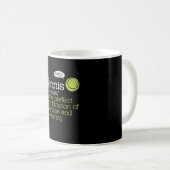 Tennis Definition Kaffeetasse (VorderseiteRechts)