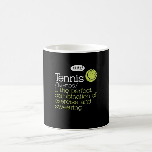 Tennis Definition Kaffeetasse (Mittel)