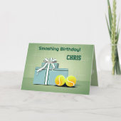 🎾 Tennis Delight: Ein toller Geburtstag Karte (Vorderseite)